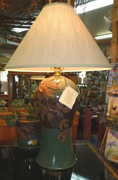 Lynn Leon NW art Lamp and Planter