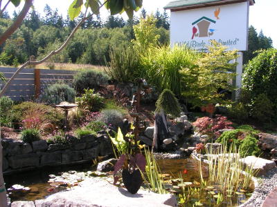 Garden in Gardiner & WBU sign