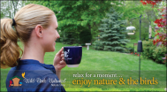 enjoy nature and the birds coffee